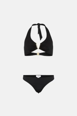 Coast V Front Bandeau Tie Side Bikini -Coast Shop bcc02973 black xl 3