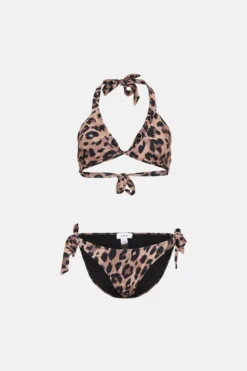 Coast Printed Halter Neck Tie Bikini -Coast Shop bcc02974 leopard xl 3