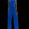 Coast Feather Bandeau Jumpsuit