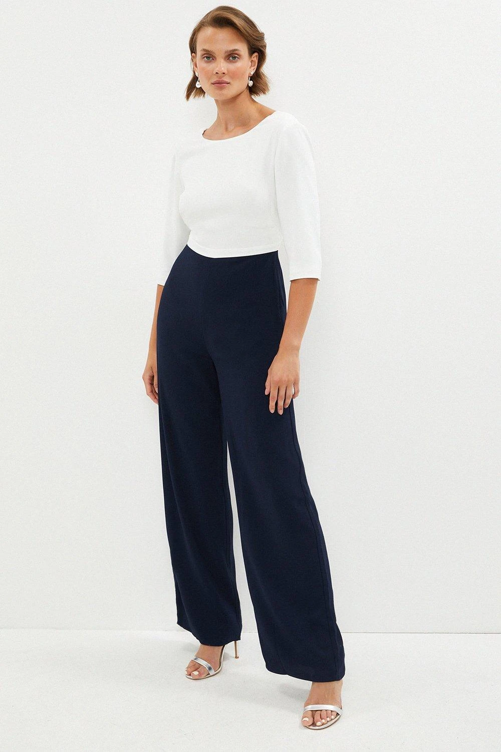 Coast Cowl Back Wide Leg Jumpsuit 1 Coast Cowl Back Wide Leg Jumpsuit