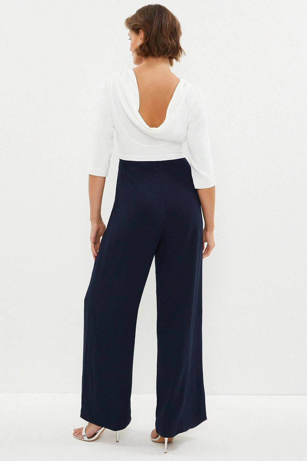 Coast Cowl Back Wide Leg Jumpsuit 3 Coast Cowl Back Wide Leg Jumpsuit - Image 3