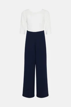 Coast Cowl Back Wide Leg Jumpsuit 7 Coast Cowl Back Wide Leg Jumpsuit -Coast Shop bcc03093 navy xl 3