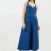 Coast Jumpsuit With Culotte Leg In Twill