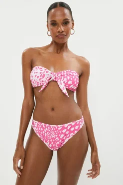 Coast Bunny Tie Mixed Print Bikini