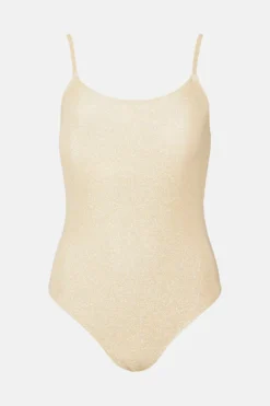 Coast Strappy Shimmer Swimsuit -Coast Shop bcc03314 gold xl 3
