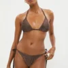 Coast Tie Back Shimmer Triangle Bikini