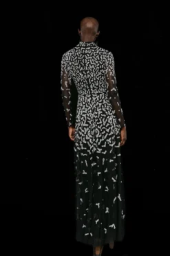 Coast Premium Leopard Sequin Ombre Maxi Dress -Coast Shop bcc03367 black xl 2