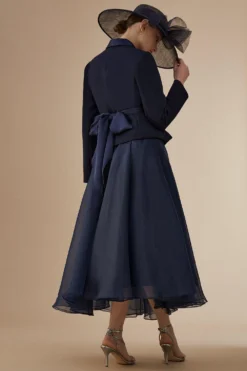 Coast Organza Maxi Skirt -Coast Shop bcc03447 navy xl 2