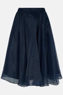 Coast Organza Maxi Skirt -Coast Shop bcc03447 navy xl 3