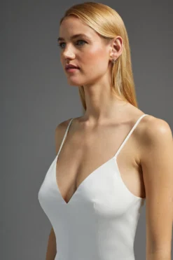 Coast V Back Satin Wide Leg Jumpsuit -Coast Shop bcc03496 ivory xl 5 scaled