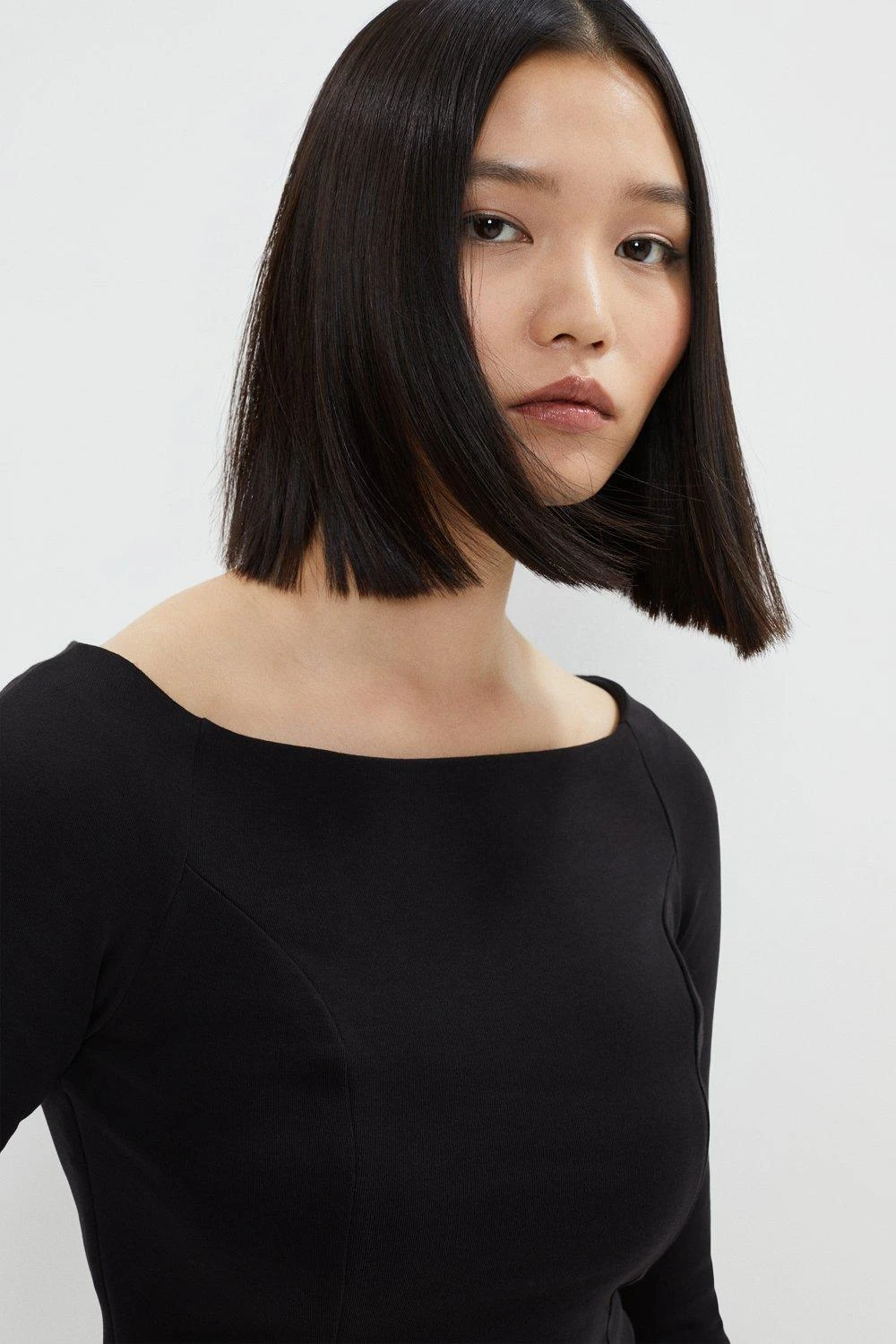 Coast Boat Neck 3/4 Sleeve Ponte Outfitter Top 2 Coast Boat Neck 3/4 Sleeve Ponte Outfitter Top - Image 2