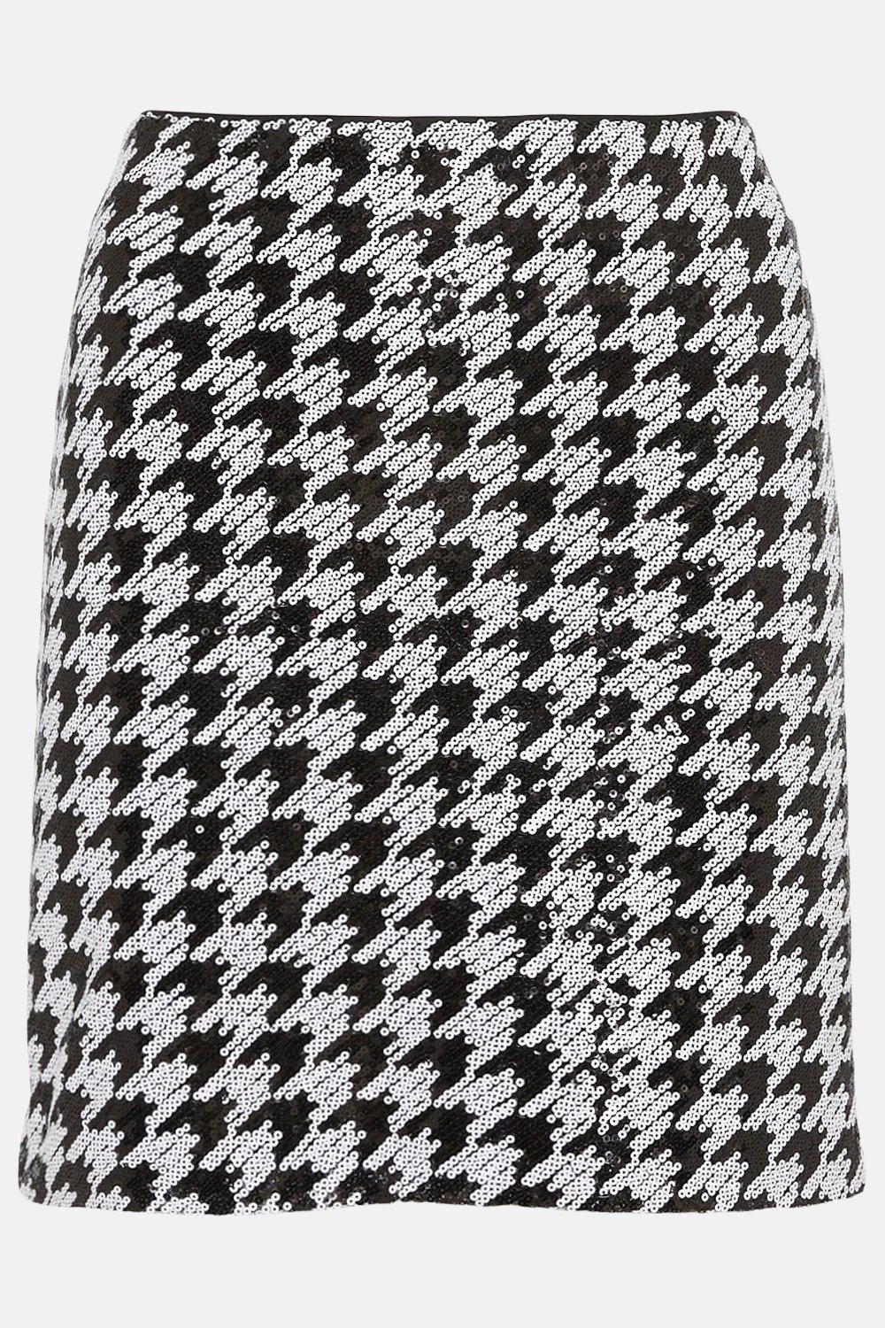 Coast Sequin Dogtooth Mini Skirt 4 Coast Sequin Dogtooth Mini Skirt - Image 4