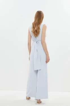 Coast Twist Detail Jumpsuit -Coast Shop bcc03757 grey xl 2