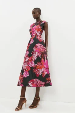 Coast Premium Jacquard Midaxi Dress