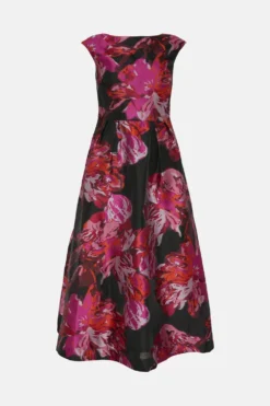 Coast Premium Jacquard Midaxi Dress -Coast Shop bcc03776 black xl 3