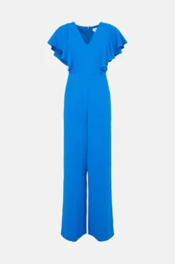 Coast Flare Sleeve Jumpsuit -Coast Shop bcc03781 cobalt xl 3