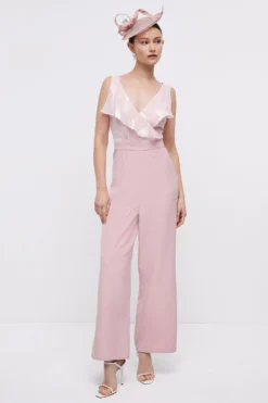 Coast Jumpsuit With Wrap Frill Top