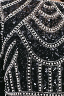 Coast Pearl Embellished Bodice Tulle Skirt Dress 9 Coast Pearl Embellished Bodice Tulle Skirt Dress -Coast Shop bcc03855 black xl 4