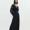 Coast Jumpsuit With Blouson Sleeve & Embellishment