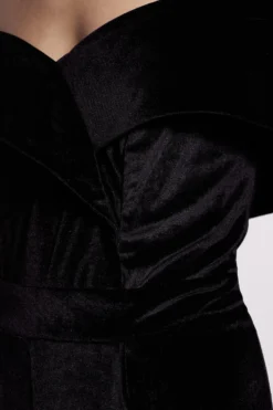 Coast Velvet Bardot Detail Wide Leg Jumpsuit -Coast Shop bcc04167 black xl 4 scaled