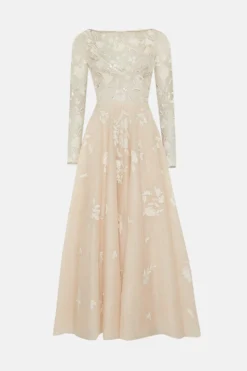 Coast RSN Inspired Full Skirt Maxi Dress -Coast Shop bcc04197 nude xl 4