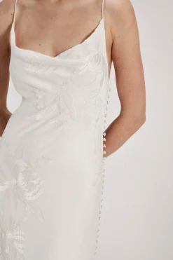 Coast RSN Inspired Satin Cowl Maxi Dress -Coast Shop bcc04200 ivory xl 2