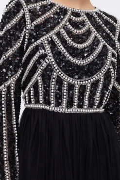 Coast Petite Pearl Embellished Bodice Tulle Skirt Dress -Coast Shop bcc04205 black xl 5