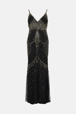 Coast Petite Embellished Cami Maxi Dress -Coast Shop bcc04208 black xl 3