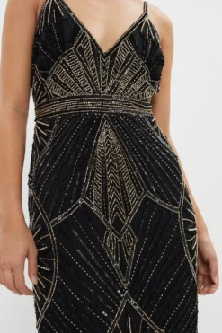 Coast Petite Embellished Cami Maxi Dress -Coast Shop bcc04208 black xl 4