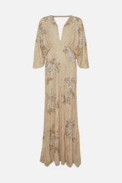 Coast RSN Inspired Kimono Maxi Dress 9 Coast RSN Inspired Kimono Maxi Dress -Coast Shop bcc04396 champagne xl 4