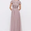 Coast Embellished Bodice Angel Sleeve Maxi Bridesmaids Dress