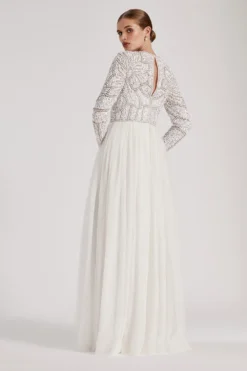 Coast RSN Inspired Long Sleeve Maxi Dress 8 Coast RSN Inspired Long Sleeve Maxi Dress -Coast Shop bcc04435 ivory xl 3