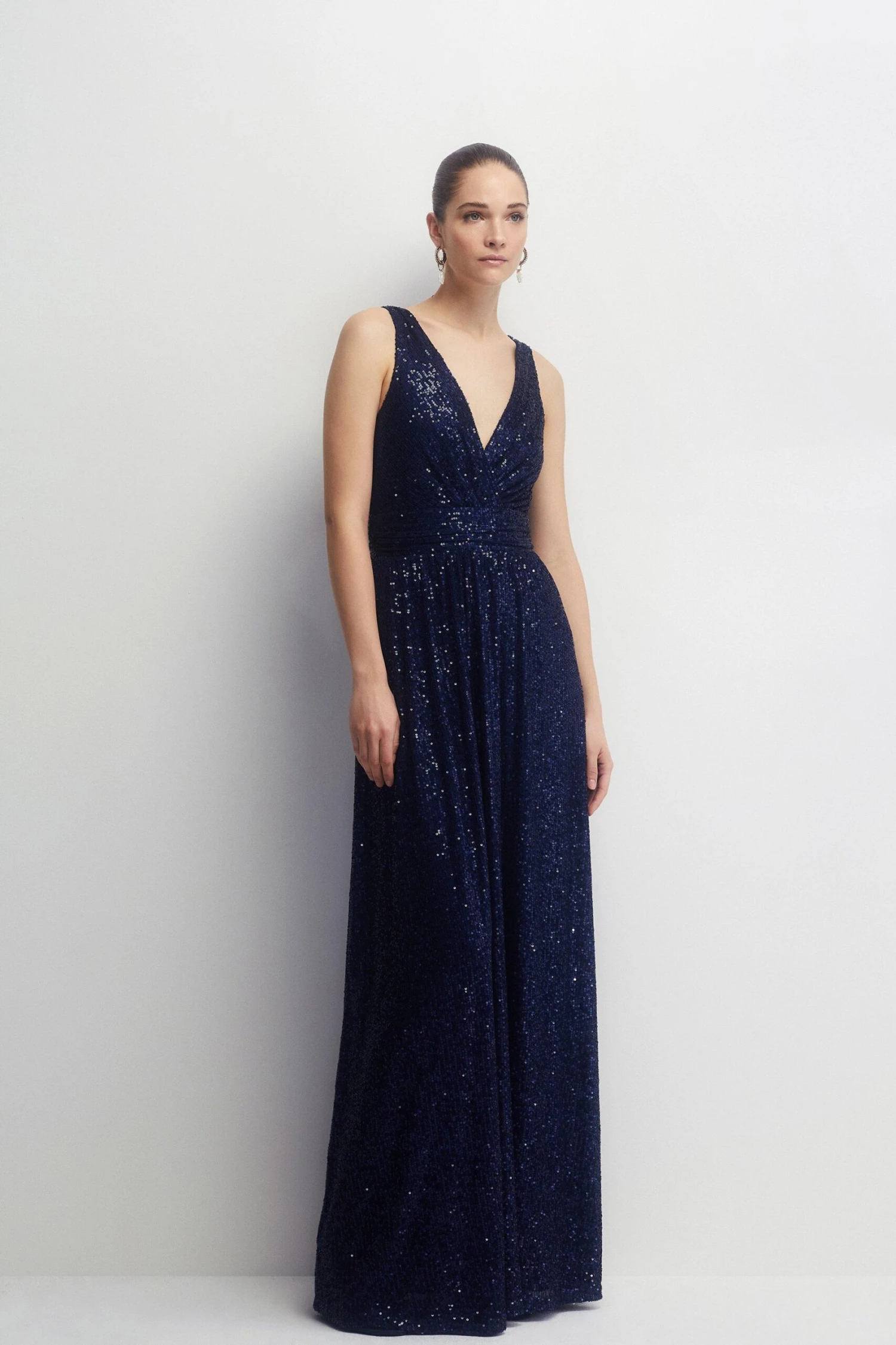 Coast Petite Plunge Sequin Bridesmaids Maxi Dress 1 Coast Petite Plunge Sequin Bridesmaids Maxi Dress