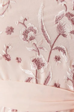 Coast Premium Floral Embroidered Bridesmaids Maxi Dress -Coast Shop bcc04493 blush xl 5