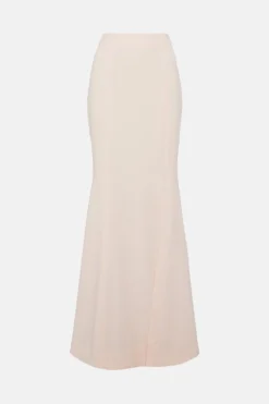 Coast Satin Back Crepe Tailored Fishtail Bridesmaids Maxi Skirt -Coast Shop bcc04521 blush xl 3