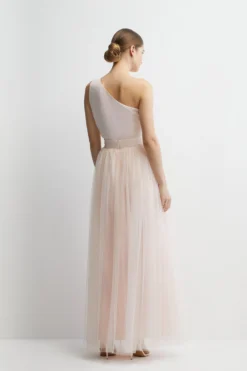 Coast Tulle Volume Bridesmaids Maxi Skirt -Coast Shop bcc04545 blush xl 2 scaled