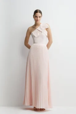 Coast Sunray Pleated Chiffon Bridesmaids Midi Skirt
