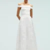 Coast Clipped Organza Jacquard Layering Skirt