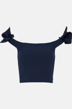 Coast Crepe Bardot Outfitter Bridesmaids Top -Coast Shop bcc04582 navy xl 3