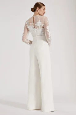 Coast RSN Inspired Embroidered Jumpsuit -Coast Shop bcc04587 ivory xl 3