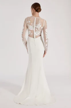 Coast RSN Inspired Embroidered Crepe Maxi -Coast Shop bcc04588 ivory xl 2