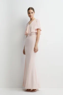 Coast Premium Satin Back Crepe Angel Sleeve Top -Coast Shop bcc04653 blush xl 5 scaled