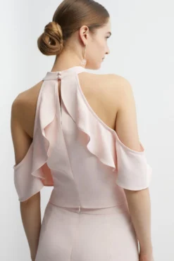 Coast Premium Satin Back Crepe Cold Shoulder Top -Coast Shop bcc04654 blush xl 2 scaled