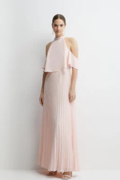 Coast Premium Satin Back Crepe Cold Shoulder Top -Coast Shop bcc04654 blush xl 4 scaled