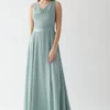Coast Georgette Cowl Bridesmaid Maxi Dress With Removable Belt