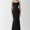 Coast Chiffon Cowl Neck Bridesmaid Fishtail Maxi