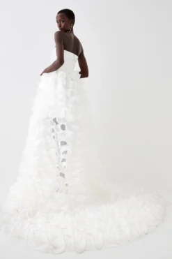 Coast Mega Tiered Ruffle Bridal Belt Skirt