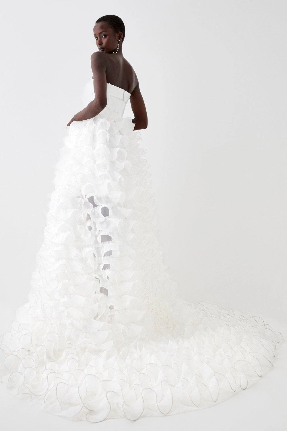 Coast Mega Tiered Ruffle Bridal Belt Skirt 1 Coast Mega Tiered Ruffle Bridal Belt Skirt