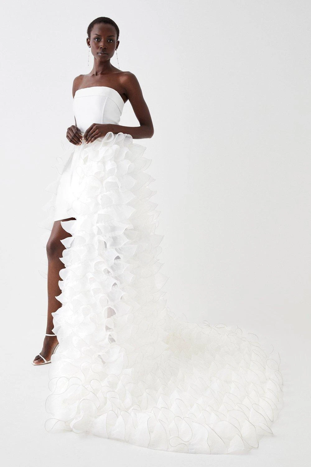 Coast Mega Tiered Ruffle Bridal Belt Skirt 3 Coast Mega Tiered Ruffle Bridal Belt Skirt - Image 3