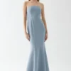 Coast Tailored Crepe Bandeau Fishtail Bridesmaids Maxi Dress